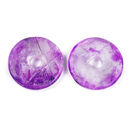 Natural Calcite Dyed Pendants G-B083-01B-01-1