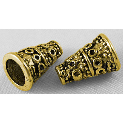 Tibetan Style Bead Caps X-GLF0806Y-1