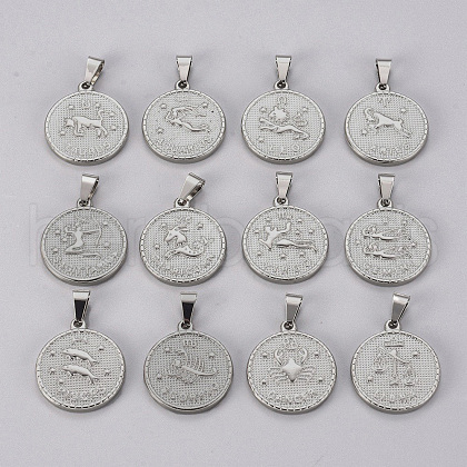 Non-Tarnish 304 Stainless Steel Pendant Sets STAS-H372-01P-1