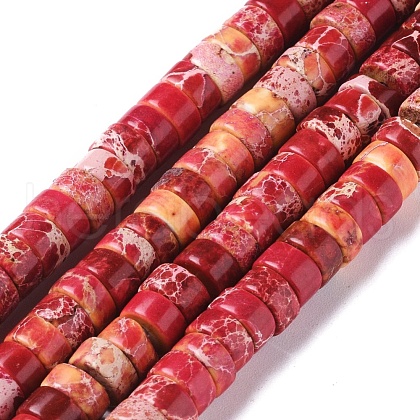 Natural Imperial Jasper Beads Strands G-I263-01E-1