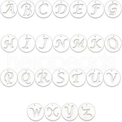 SUPERFINDINGS 26Pcs 26 Style 
Natural Freshwater Shell Charms SHEL-FH0001-12-1