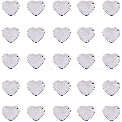 Handmade Gifts Ideas for Valentines Day 304 Stainless Steel Stamping Blank Tag Pendants STAS-PH0010-20-1
