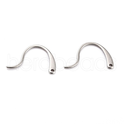 304 Stainless Steel Earring Hooks STAS-O146-05P-1