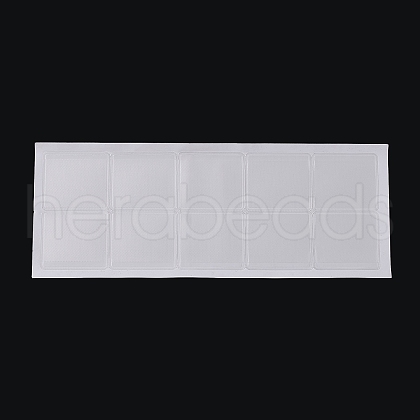 Plastic Necklace Chain Adhesive Pouch for Necklace Display Cards AJEW-P088-01B-1