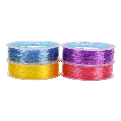 Korean Round Crystal Elastic Stretch Thread EW-Z002-01-0.7mm-1