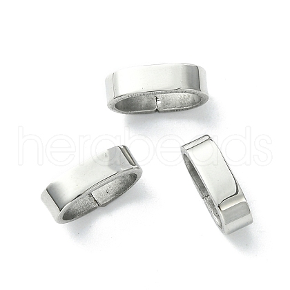 201 Stainless Steel Slide Charms/Slider Beads STAS-C016-06P-1-1