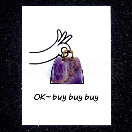 Natural Amethyst Handbag Display Decorations PW-WG140F5-03-1