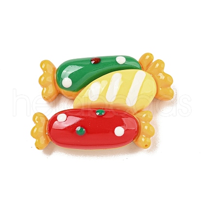 Christmas Theme Opaque Resin Decoden Cabochons CRES-B022-05D-1