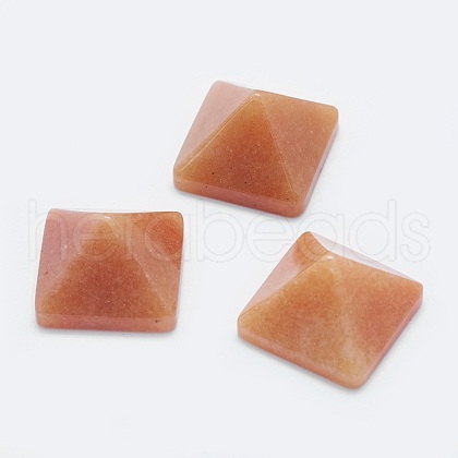 Natural Red Aventurine Cabochons G-G759-Y01-1