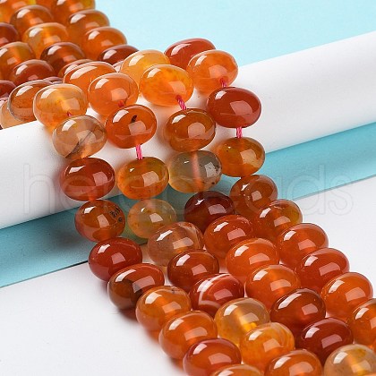 Natural Agate Beads Strands G-G021-03B-15-1