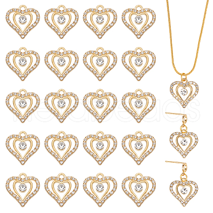 Unicraftale 40Pcs Alloy Pendants FIND-UN0016-33-1