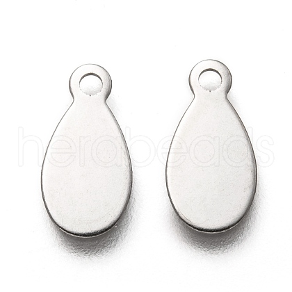 Non-Tarnish 201 Stainless Steel Chain Extender Drop STAS-O134-04P-1