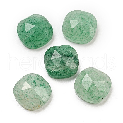Natural Green Strawberry Quartz Cabochons G-M431-01H-1