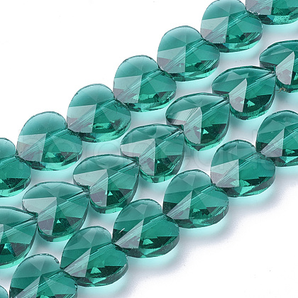 Transparent Glass Beads GLAA-Q066-10mm-A08-1