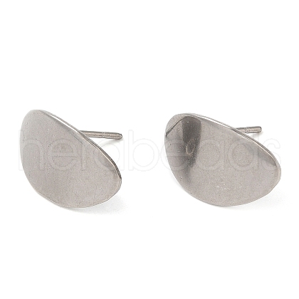 Non-Tarnish 304 Stainless Steel Stud Earring Findings X-STAS-R123-11P-1