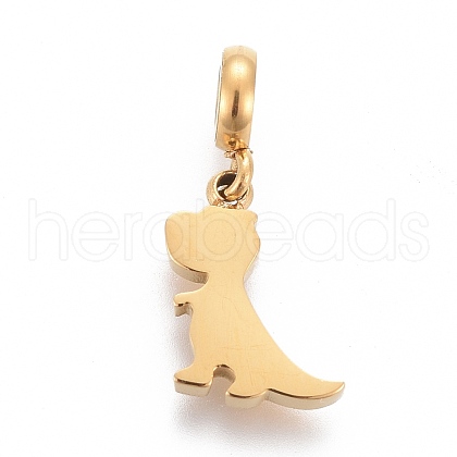 Ion Plating(IP) 304 Stainless Steel Pendants STAS-F259-022G-1