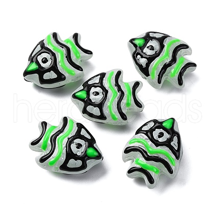 Handmade Lampwork Beads LAMP-S068-06K-1