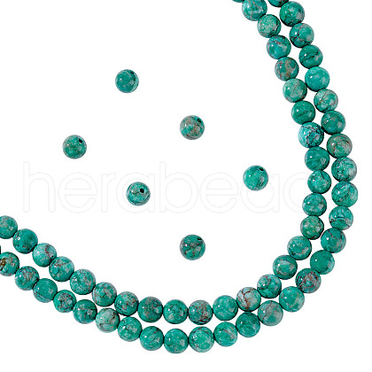  Natural African Turquoise(Jasper) Beads Strands G-NB0003-84-1