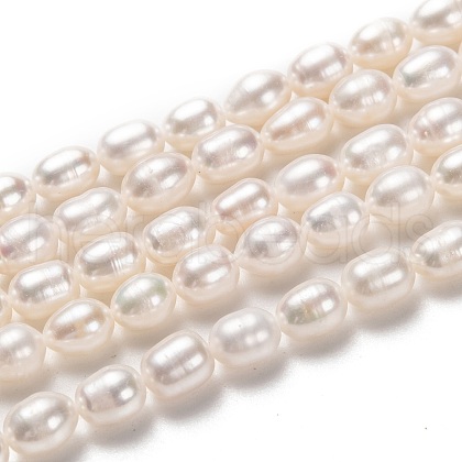Natural Cultured Freshwater Pearl Beads Strands PEAR-L033-70-01-1