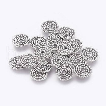 Tibetan Style Spacer Beads X-TIBEB-6098-AS-LF-1
