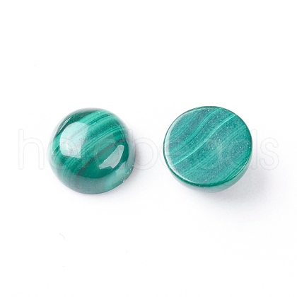 Natural Malachite Cabochons G-E557-06A-1