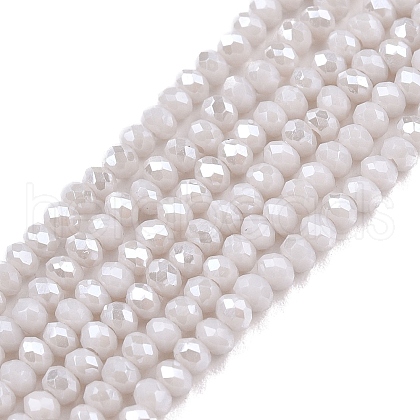 Electroplate Glass Beads Strands EGLA-A044-P1mm-A19-1