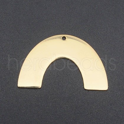 201 Stainless Steel Pendants STAS-R111-LA199-1