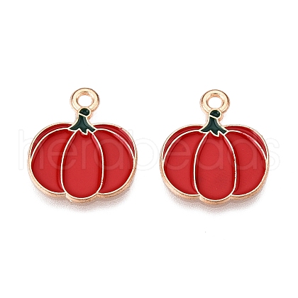 Thanksgiving Day Theme Alloy Enamel Pendants X1-ENAM-T020-35M-1