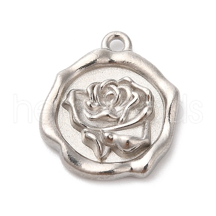 304 Stainless Steel Pendants STAS-D049-03A-1