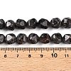 Natural Fluorescent Syenite Rock(Glow under UV Light) Beads Strands G-T141-02A-5