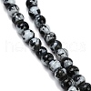 Drawbench & Baking Painted Glass Beads Strands GLAA-S176-4mm-16-5