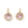 Brass Pave Cubic Zirconia Pendants KK-H204-03KCG-04-1