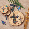 12Pcs 6 Styles Plated Alloy Pendants FIND-TA0001-44-5
