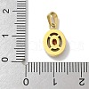 Ion Plating(IP) 304 Stainless Steel Micro Pave Cubic Zirconia Pendants STAS-Z107-05G-06-3