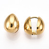 Ion Plating(IP) 304 Stainless Steel Hoop Earrings EJEW-C124-01A-G-2
