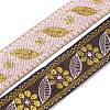 Ethnic Style Embroidery Polyester Ribbons OCOR-WH0077-30B-2