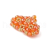 Seed Beads Beaded Charms PALLOY-MZ00341-03-4