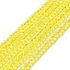 Electroplate Glass Beads Strands EGLA-R048-2mm-22-1