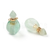 Faceted Natural Fluorite Pendants G-H252-B03-2