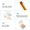  Jewelry Iron Slide On End Clasp Tubes FIND-PJ0001-01-13
