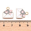 Alloy Enamel Pendants ENAM-T020-40B-RS-3