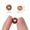 Original Color Natural Wood Beads TB611Y-10mm-LF-2