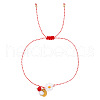 Adjustable Cotton Rope Braided Bracelets UA4337-2