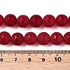 Frosted Natural White Jade Beads Strands G-T138-10mm-209B-5