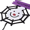 Halloween Theme Felt Cloth Hanging Door Signs HJEW-B005-01-4