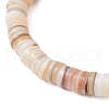 Sea Turtles and Starfish Natural Freshwater Shell Beads Bracelets BJEW-55.0-01-5