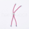 Nylon Twisted Cord Bracelet Making MAK-F018-11P-RS-2