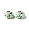 Opaque Resin European Beads RESI-C055-01J-2