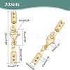 Unicraftale 20 Sets 304 Stainless Steel Lobster Claw Clasps STAS-UN0037-34-2