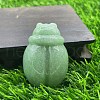 Natural Green Aventurine Carved Healing Ladybird Figurines PW-WG44211-01-1